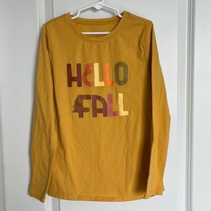 Hello Fall long sleeved shirt